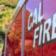 Photo of a Cal Fire engine
