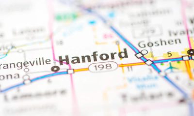 Photo of Hanford on map