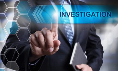 Photo of a businessman with the word "investigation" signifying potential fraud