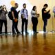 Photo of job seekers lining up at a job fair