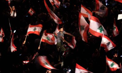Photo of Lebanese protestors