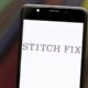 Photo of Stitch Fix logo on an iPhone