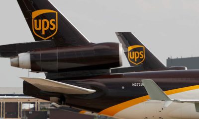 Photo of UPS aircraft taxis
