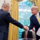Photo of President Donald Trump and Chinese Vice Premier Liu He