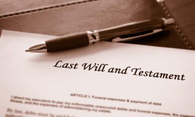 Photo of last will and testament