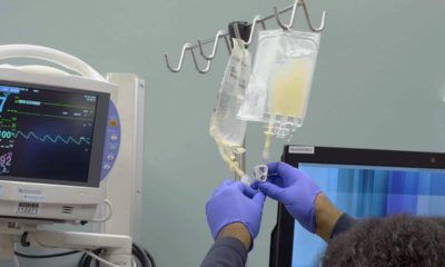 Photo of IV bags