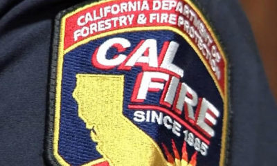 Photo of a Cal Fire shoulder patchbad