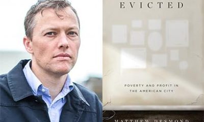 Author Matthew Demond and his book "Evicted"