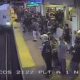 Photo of BART employee saving a man from the train