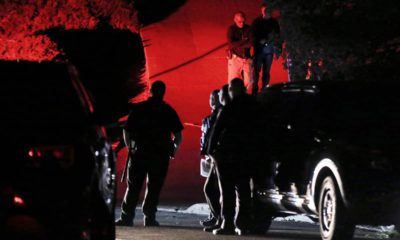 Photo of Contra Costa County Sheriff deputies investigation a shooting in Orinda