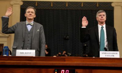 Photo of Career Foreign Service officer George Kent and top U.S. diplomat in Ukraine William Taylor