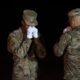 Photo of an Air Force carry team paying respect