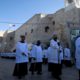 Photo of clergymen participating in Christmas celebrations in West Bank