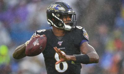 Photo of Baltimore Ravens quarterback Lamar Jackson
