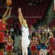 Photo of Fresno State's New Williams launching a 3-point shot
