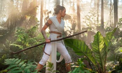 Photo of Daisy Ridley as Rey in "Star Wars: The Rise of Skywalker"