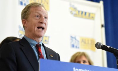 Photo of Democratic presidential candidate Tom Steyer