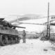 Photo of tanks in Belgium in 1945