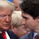 Photo of President Donald Trump, left, and Canadian Prime Minister Justin Trudeau