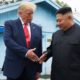 Photo of President Donald Trump and Kim Jong Un