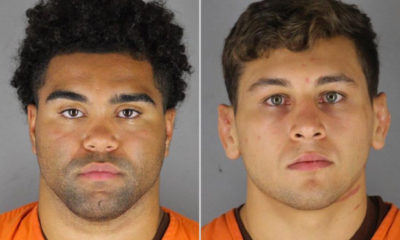 Minneapolis Police mug shots of Gable Steveson and Dylan Martinez