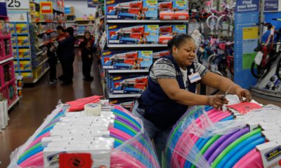 Photo of a worker at Walmart
