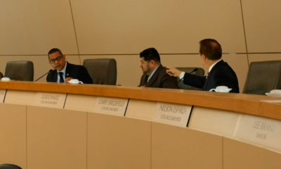 Photo of Councilmembers Garry Bredefeld, Luis Chavez and Miguel Arias