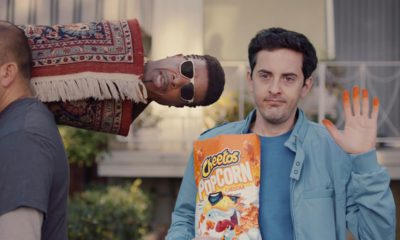 Photo of a scene from Cheetos' 2020 Super Bowl NFL football spot