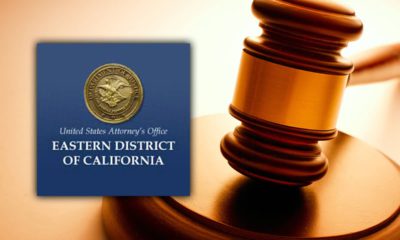 Montage of U.S. Attorney's Office logo and a court gavel