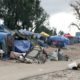 Photo of a homeless camp along the LA River