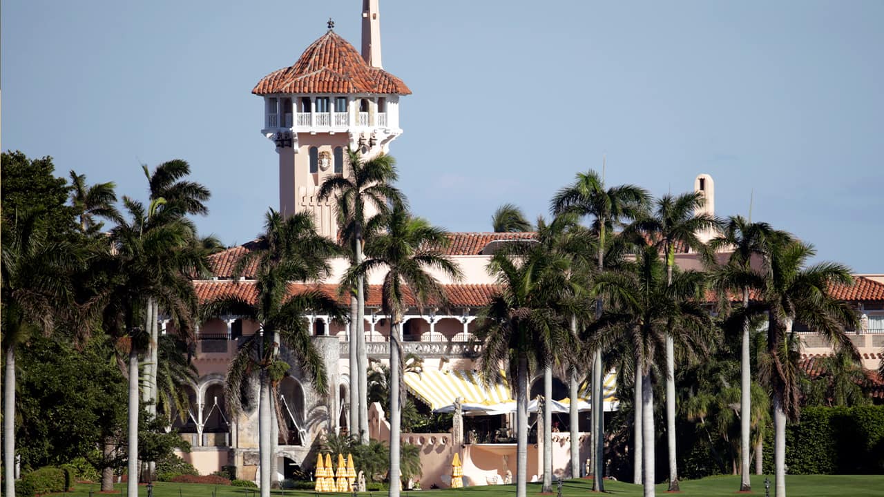 Photo of the Mar-a-Lago resort owned by President-elect Donald Trump in Palm Beach, Fla.