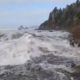 Photo of a sneaker wave