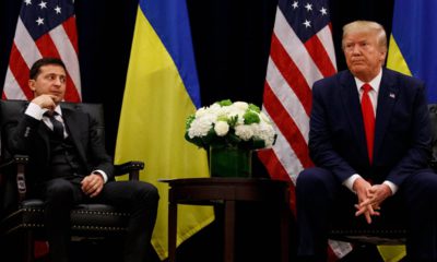 Photo of President Donald Trump and Ukrainian President Volodymyr Zelenskiy