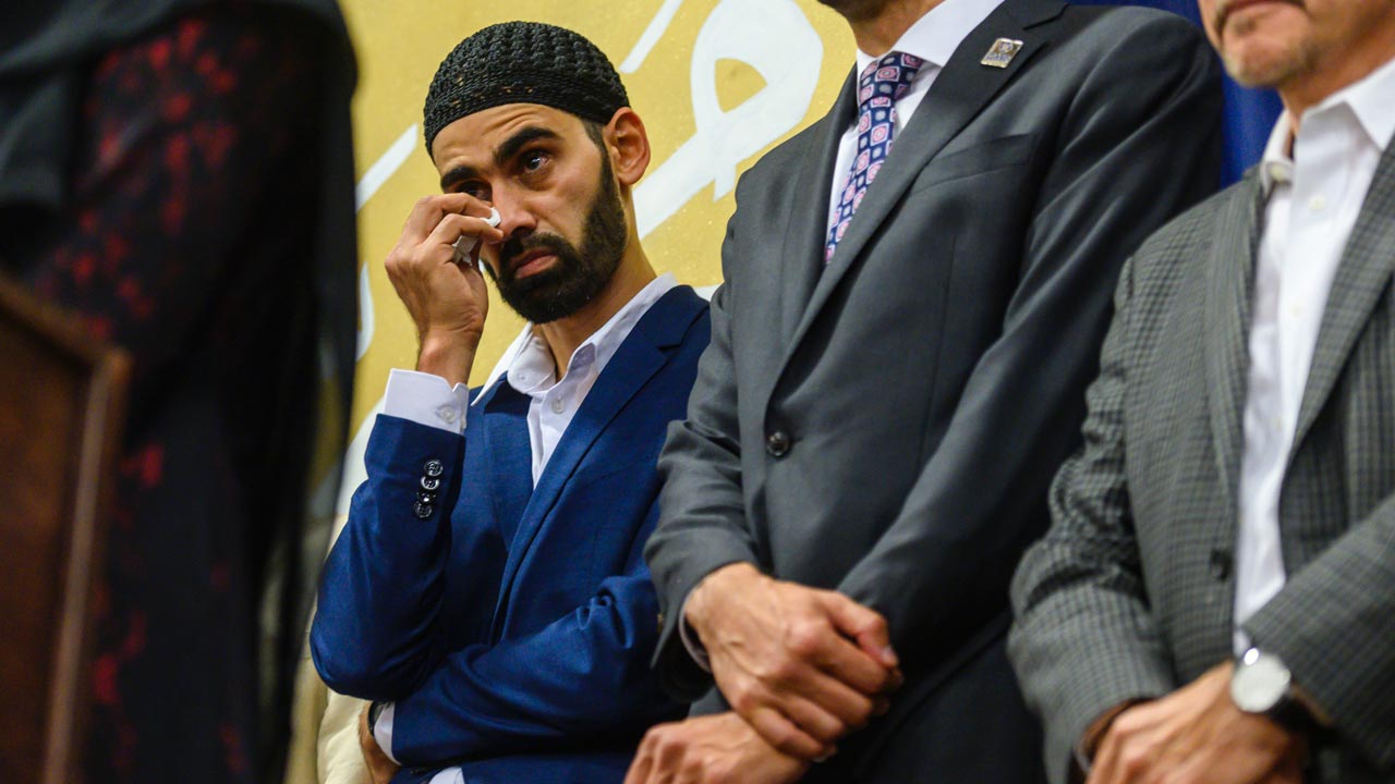 Hamid Hyat was freed from prison following dismissal of terrorism-related charges against him.