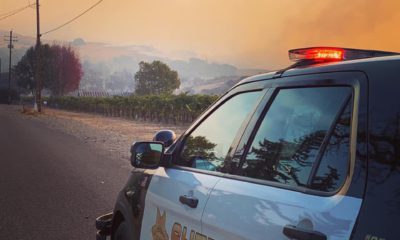 Photo of a Tuolumne County Sheriff's Office SUV on the road