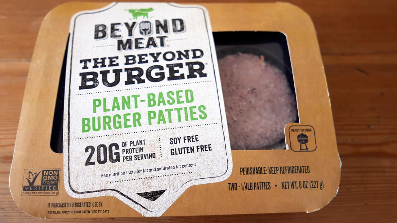 Photo of Beyond Meat burger