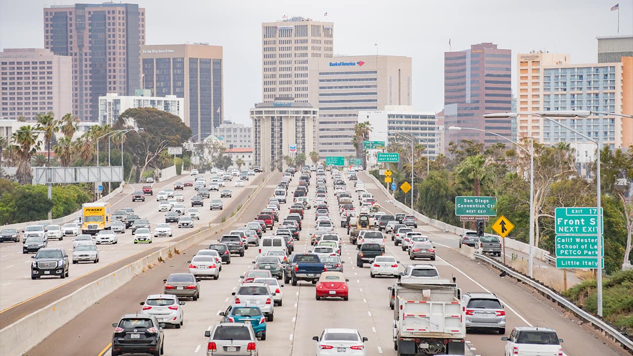 Photo of San Diego traffic
