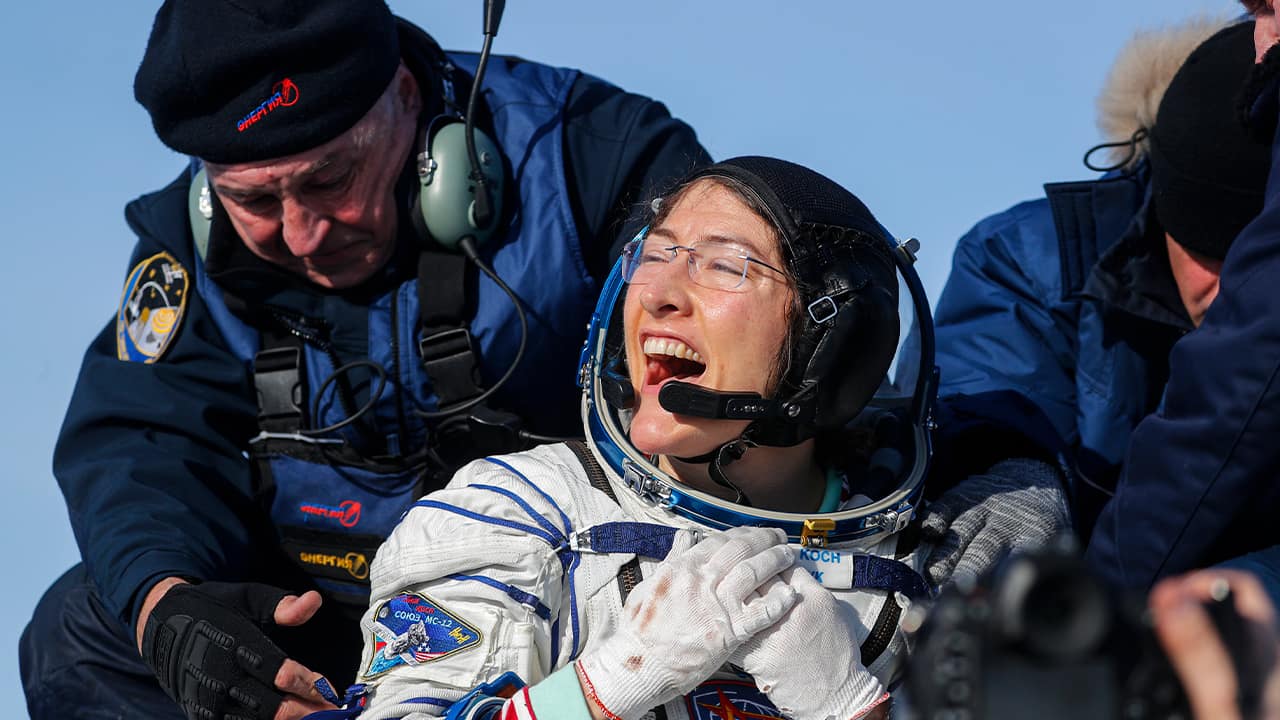 Photo of U.S. astronaut Christina Koch