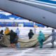Photo of medical workers preparing to meet 80 people in Russia