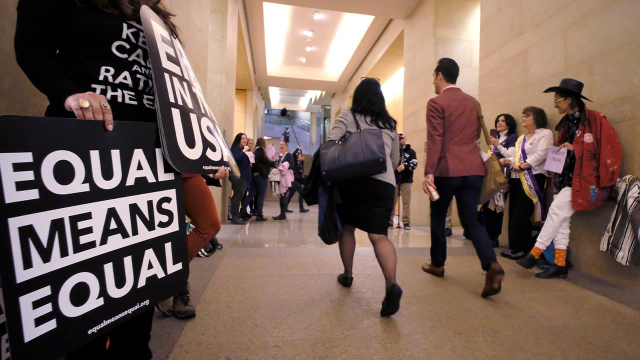 Photo of Equal Rights Amendment supporters