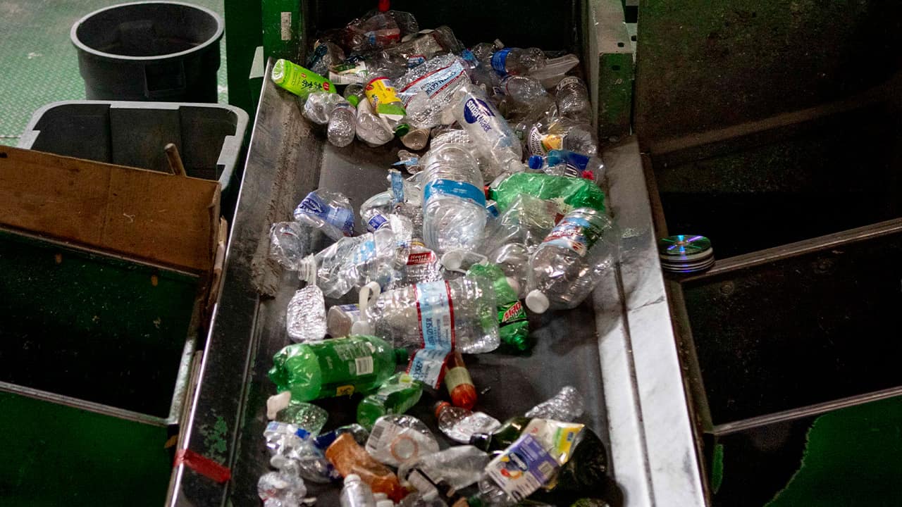 Photo of plastic bottles