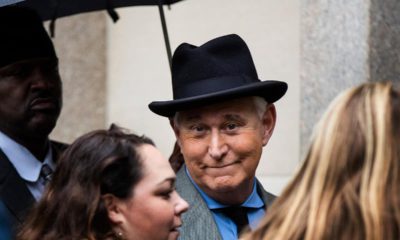 Photo of Roger Stone, a longtime Republican provocateur and former confidant of President Donald Trump