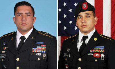 Photo of Sgt. 1st Class Antonio R. Rodriguez and Sgt. 1st Class Javier J. Gutierrez