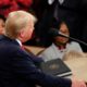 Photo of President Donald Trump delivering his State of the Union address