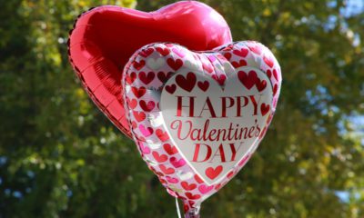 Photo of heart shaped balloons