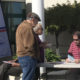 Photo of Pacific Research at a voting center in Fresno