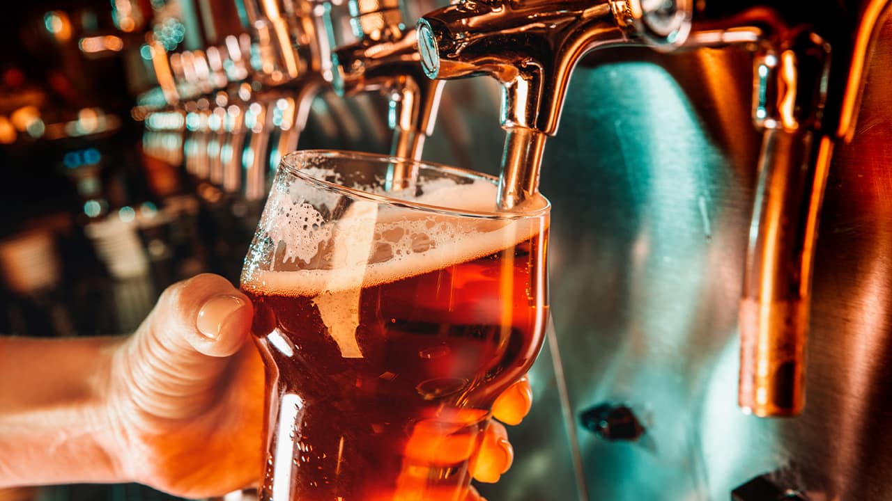 Photo of beer on tap