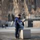 Photo of people taking a photo in Spain