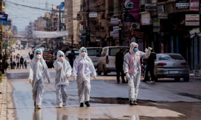 Photo of medical workers in Syria