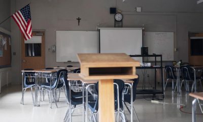 Photo of an empty classroom